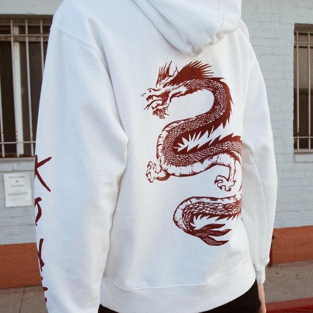 Brandy Melville John galt Hong Kong dragon hoodie